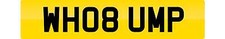 PRIVATE NUMBER PLATE WH08 UMP