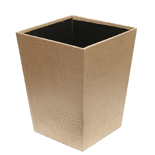 Basket box waste paper beige - waste,