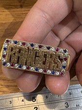 Rare 9ct Gold RFC Rangers Football Club Double Finger  Ring 21 Grams