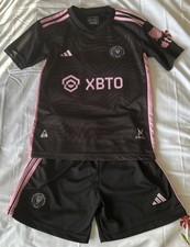 Messi 10 Mls INTER Miami Football Kit Age 9-10 Years. Black/Pink. Authentic 