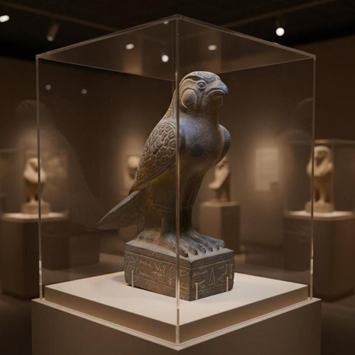 Ancient egyptian falcon god - falcon,