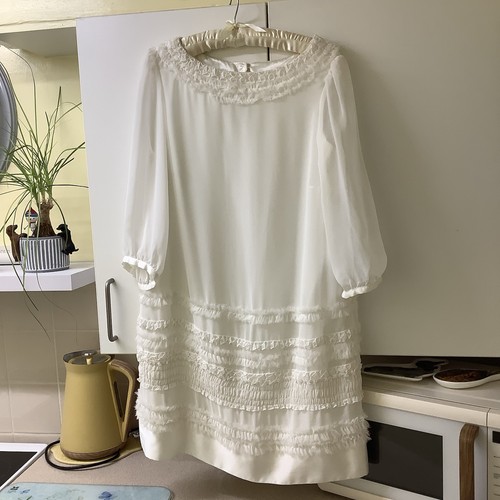 White monsoon evening dress - evening,