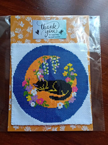 Handmade cross stitch - cross,