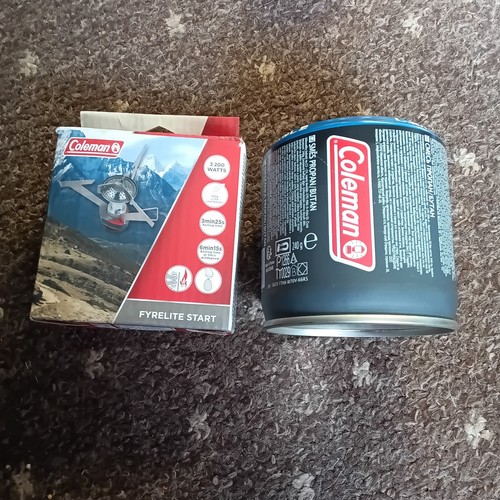 Coleman fyrelite start and a - start,