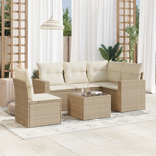 Garden sofa set beige - set,