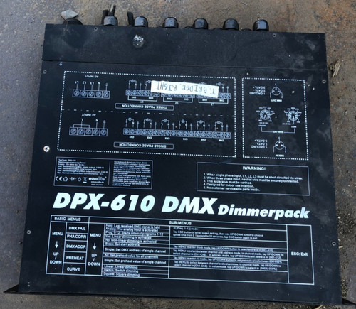 Eurolite dpx 610 dmx - eurolite,