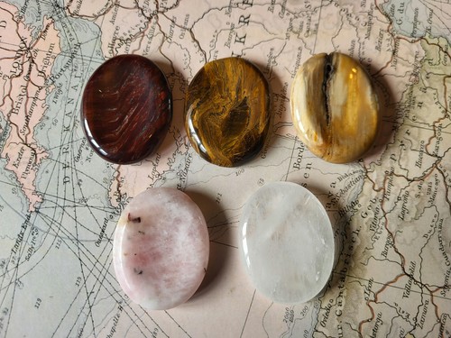 Crystal worry stones - worry,