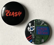 The Clash : Two Punk Lapel