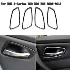 4Pcs Carbon Fiber Car Interior