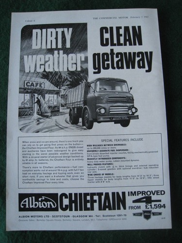Albion chieftain trucks - trucks, buses