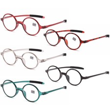 Vintage Mens Womens Round Reading Glasses Presbyopic Eyeglasses Readers +1.0~4.0
