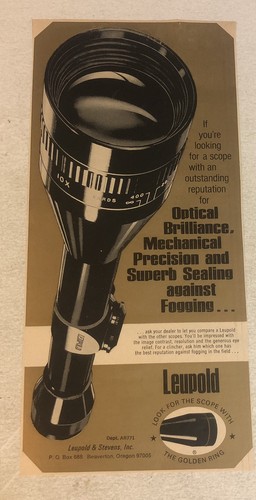 Leupold scopes 1970s - 1970s, vintage