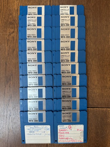 Sony mfd 2dd used - 1.mb, hd