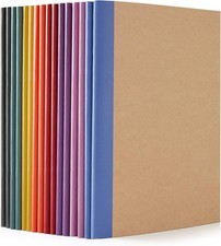 feela 16 Pack Kraft Notebooks