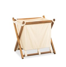 Acacia Wood X-Frame Laundry