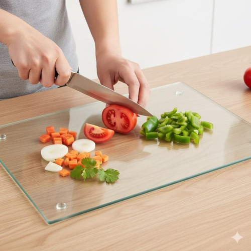 Worktop saver 40x30cm tempered - worktop,
