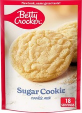 Betty Crocker Sugar Cookie Mix 17.5oz 496g Best Before 29th AUGUST 25
