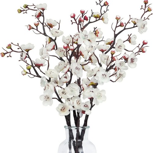 Artificial silk plum blossom - artificial,