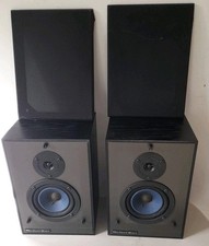 Mordaunt Short MS10 Speakers + Covers UNTESTED so Selling As Spares&Repair Only.