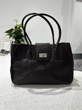 Dark Brown Ostrich Effect