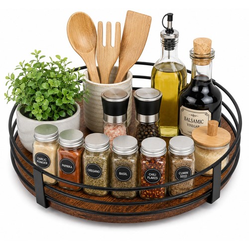 Lazy susan turntable - susan, wood