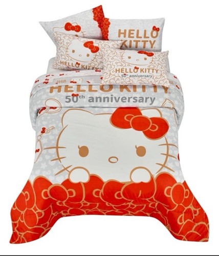 Hello kitty full bed comforter - hello,