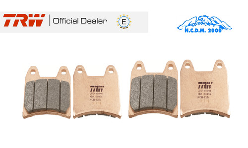 Kit brake pads trw front - 4,
