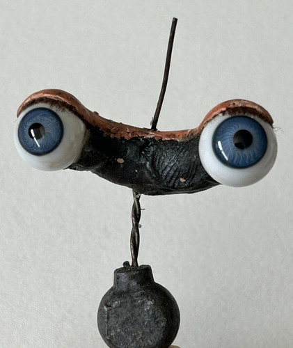 Antique dolls eye mechanism - eye,