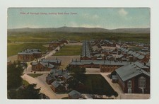 Early Colour Postcard, Curragh Camp Looking East from Tower