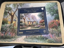 Thomas Kinkade Foxglove Cottage 1000-Piece Jigsaw Puzzle New & Sealed
