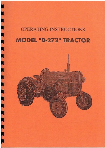 Allis chalmers 272 tractor - allis, d-272