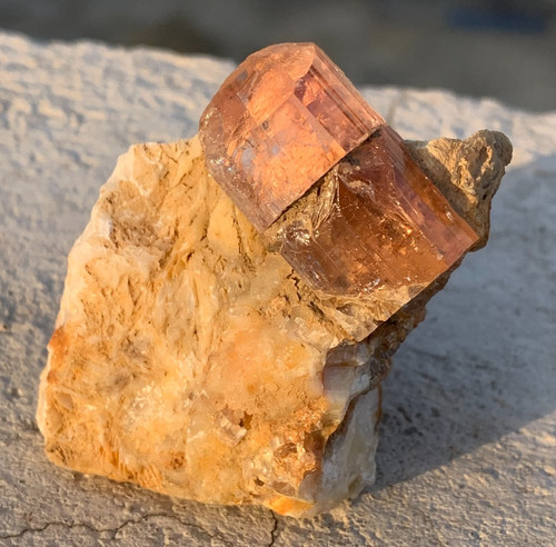 Imperial topaz mineral