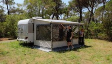 FIAMMA CARAVANSTORE ZIPXL 440 INCLUDING PRIVACY ROOM, ROYAL GREY