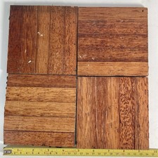 Orginal Vintage Wood Parquet Finger Flooring 20 Pieces 9.5” X 9.5”