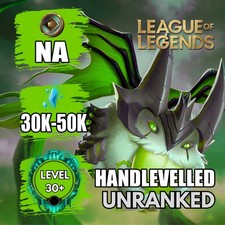 LOL League of Legends Smurf lvl30+ HANDLEVELLED 30k-50k BE Unranked Accounts