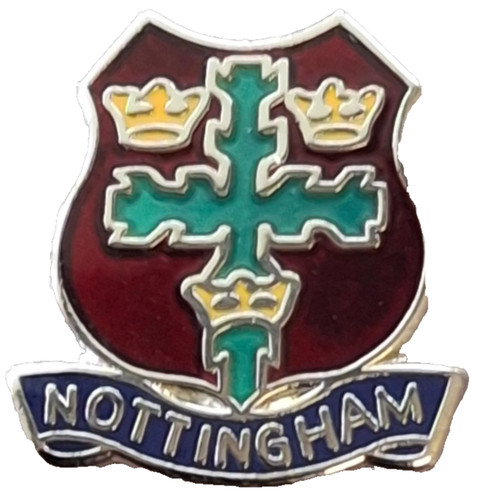 Nottingham city small pin - nottingham,