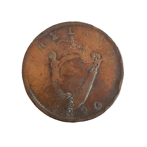 1820 ireland penny token - ireland, token,