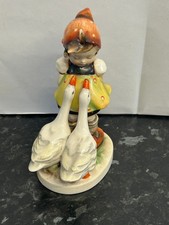 A Vintage Goebel Hummel  Figurine, Goose Girl, CIRCA 1935-49