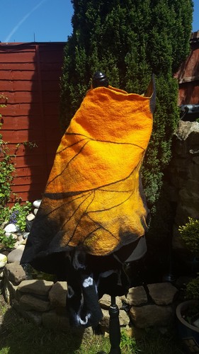 Handmade hand felted merino - hand,
