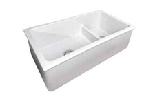 New Whitebirk 362532 Under mounted Langho Kitchen double bowl Sink BR2198