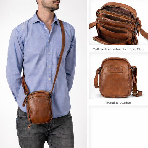 Gianni conti tan - conti, leather