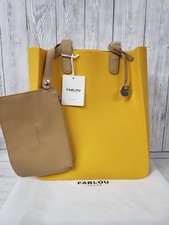 Fablou Yellow Silicone Tote
