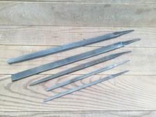 Vintage Triangular Saw Files