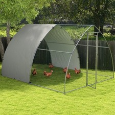 PawHut Walk-In Chicken Run w/
