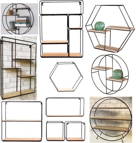 Retro wall storage unit metal - wall,