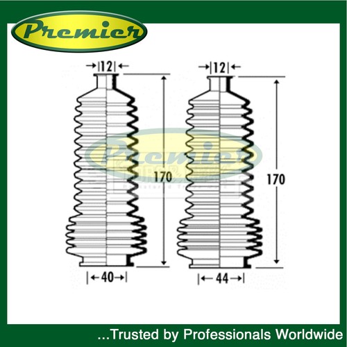 Premier front steering rack - front,
