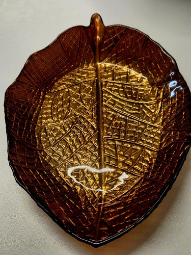Vintage glass bowl dish - vintage,