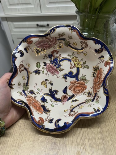 Masons ironstone vintage bowl - ironstone,