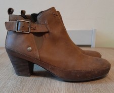 Clarks brown leather - k,