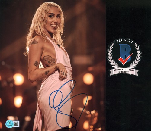 Miley cyrus signed beautiful - miley,
